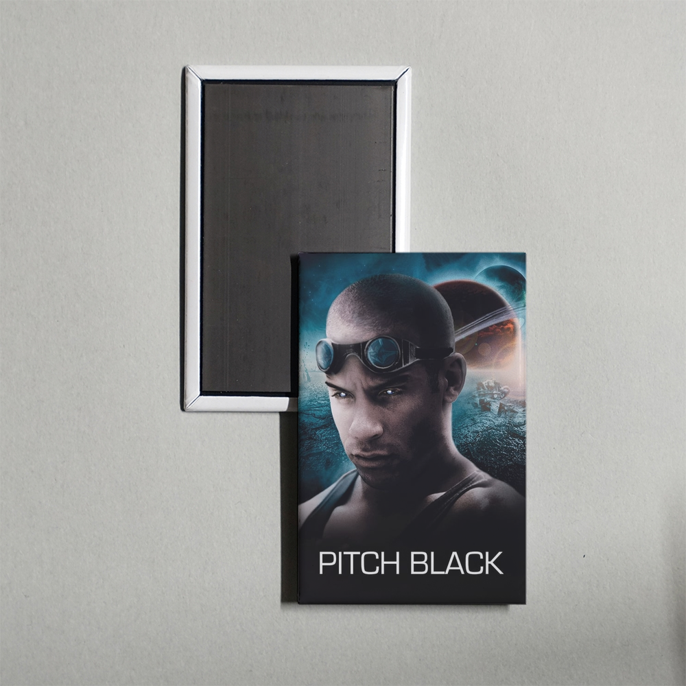 Pitch Black Mini Movie Fridge Magnet