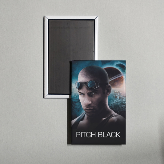 Pitch Black Mini Movie Fridge Magnet