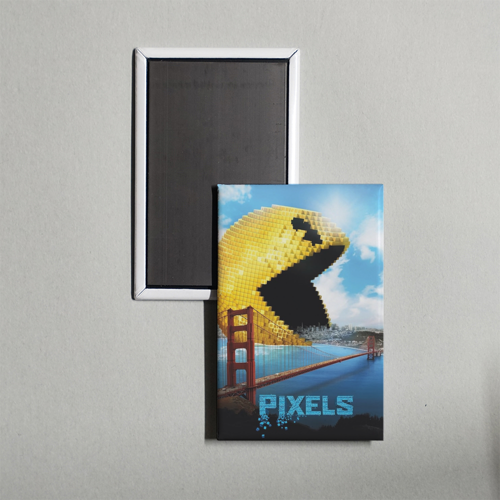 Pixels Mini Movie Fridge Magnet