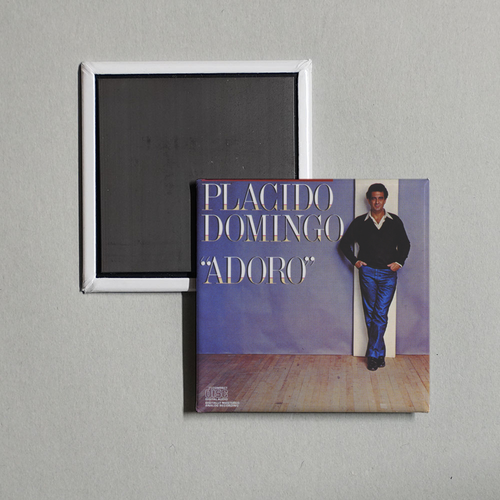 Plácido Domingo - Adoro Album Cover Fridge Magnet