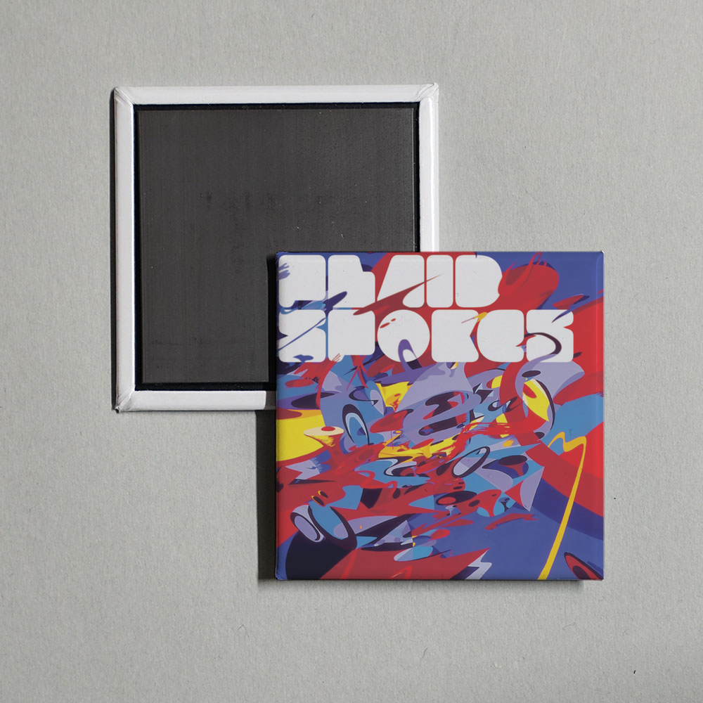 Plaid - Spokes Album Cover Fridge Magnet