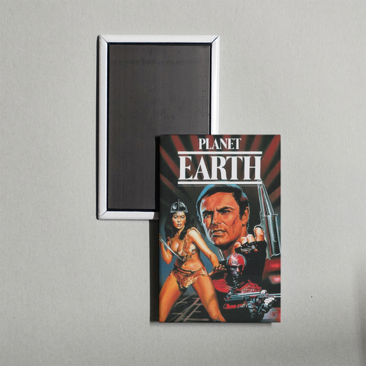 Planet Earth Mini Movie Fridge Magnet