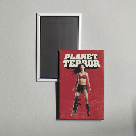 Planet Terror Mini Movie Fridge Magnet