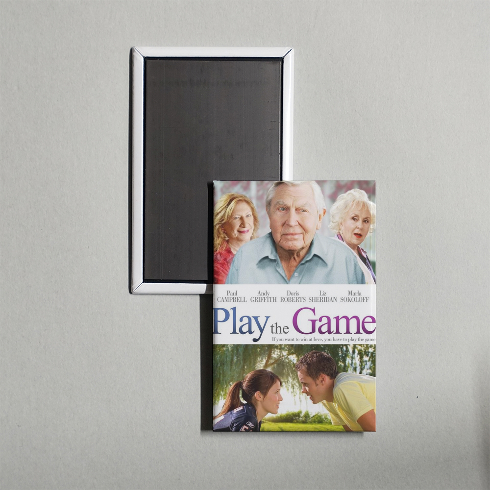 Play the Game Mini Movie Fridge Magnet