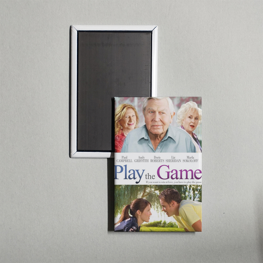 Play the Game Mini Movie Fridge Magnet