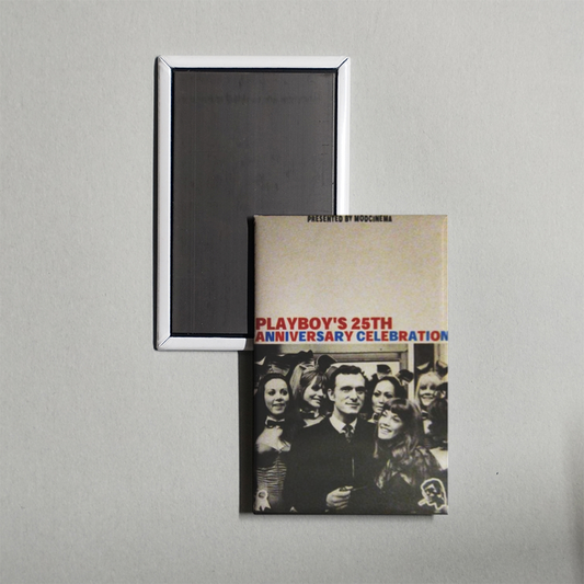 Playboy's 25th Anniversary Celebration Mini Movie Fridge Magnet