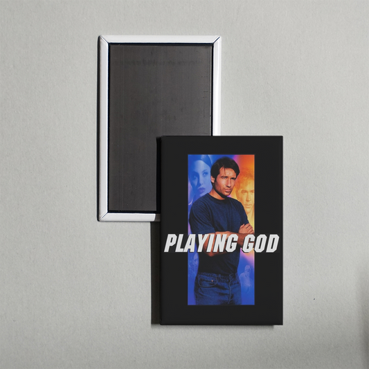Playing God Mini Movie Fridge Magnet
