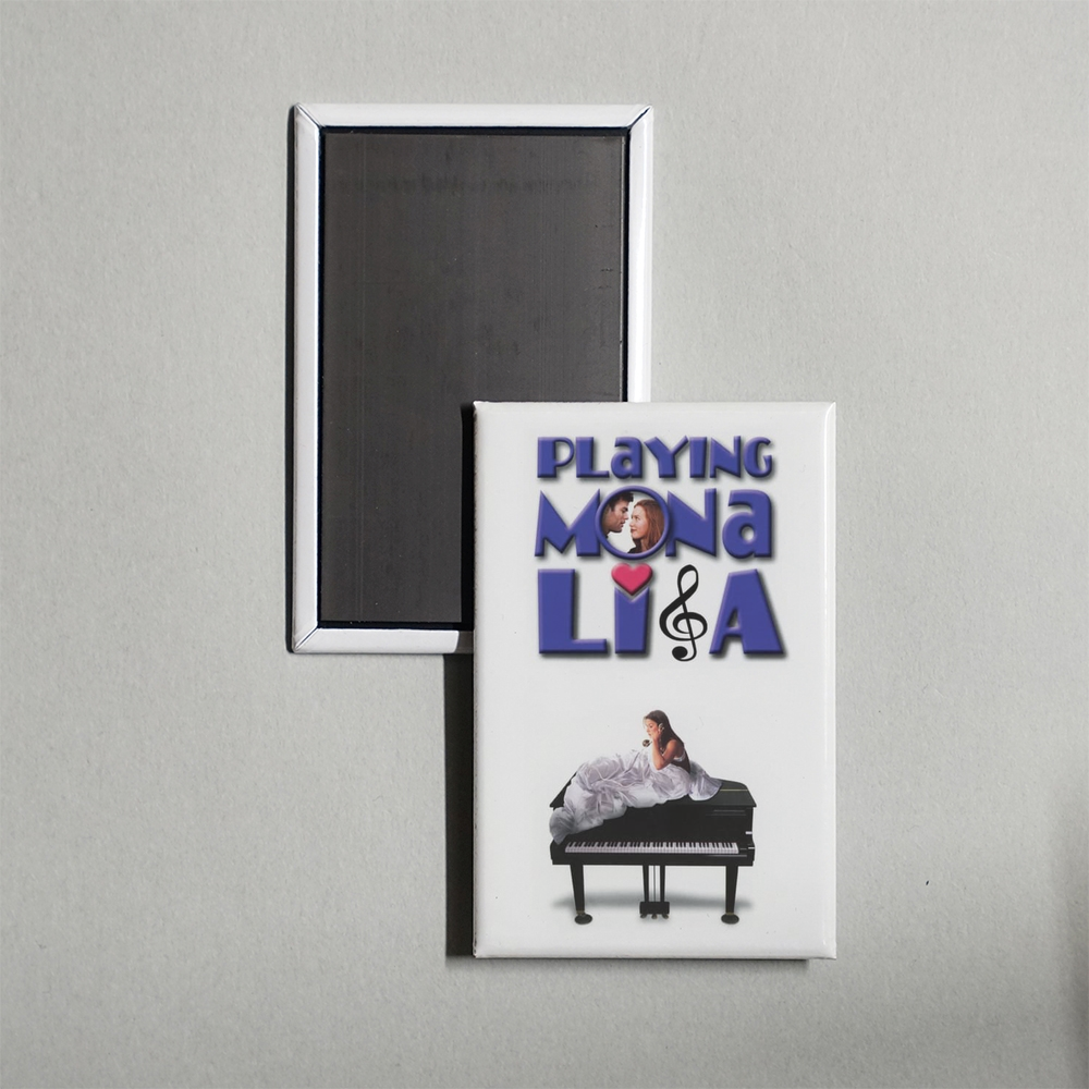Playing Mona Lisa Mini Movie Fridge Magnet