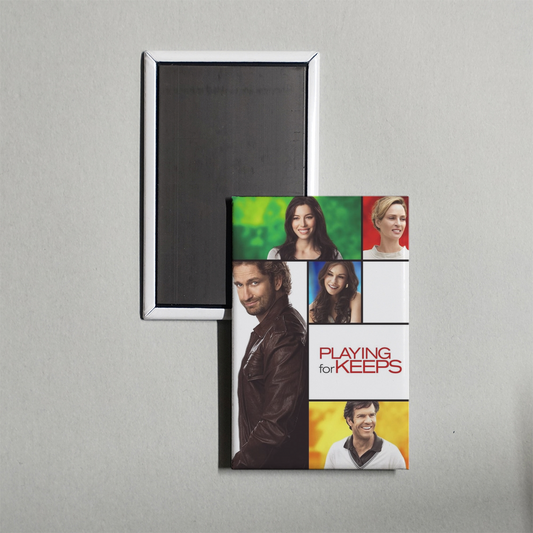 Playing for Keeps Mini Movie Fridge Magnet