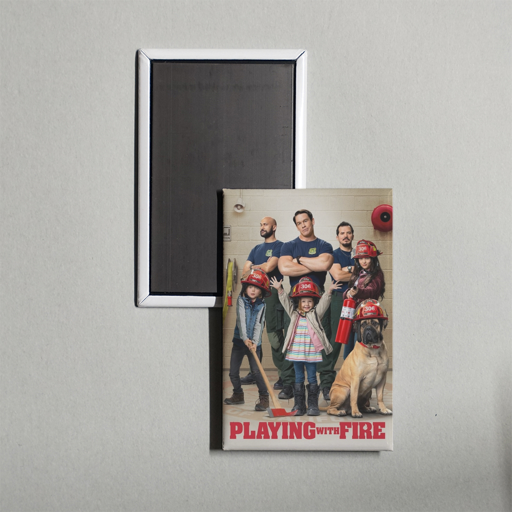 Playing with Fire Mini Movie Fridge Magnet