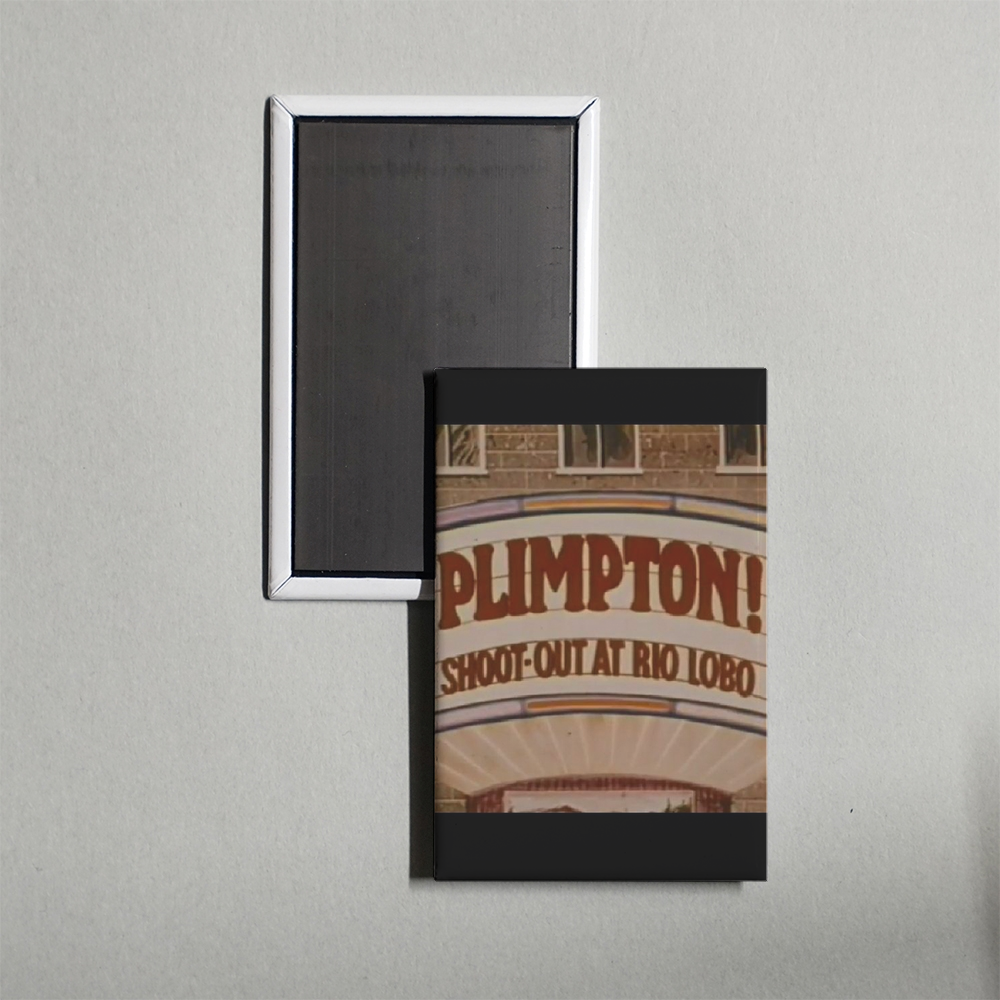 Plimpton! Shoot-Out at Rio Lobo Mini Movie Fridge Magnet