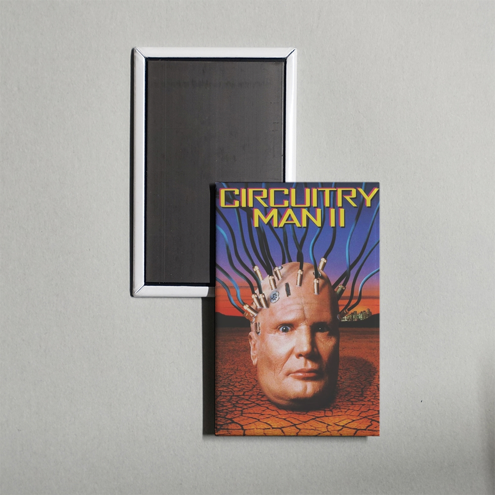Plughead Rewired Circuitry Man II Mini Movie Fridge Magnet
