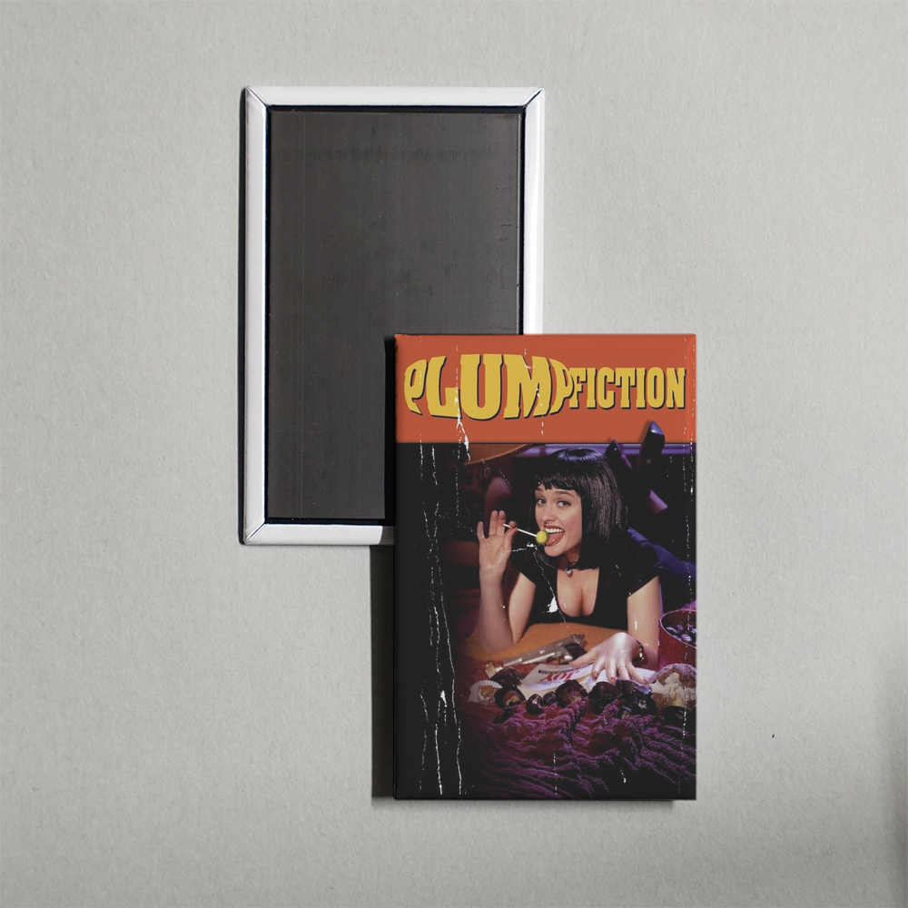 Plump Fiction Mini Movie Fridge Magnet