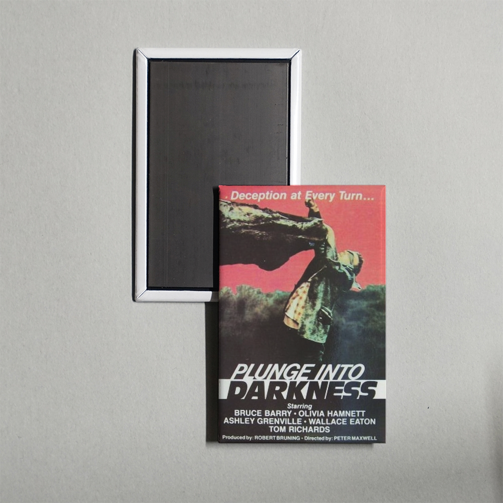 Plunge Into Darkness Mini Movie Fridge Magnet
