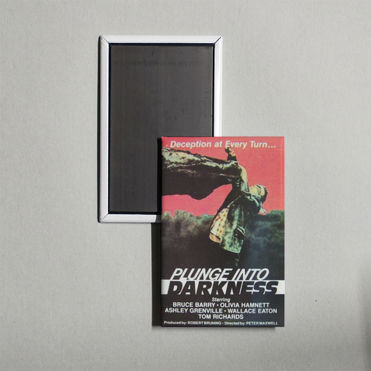 Plunge Into Darkness Mini Movie Fridge Magnet