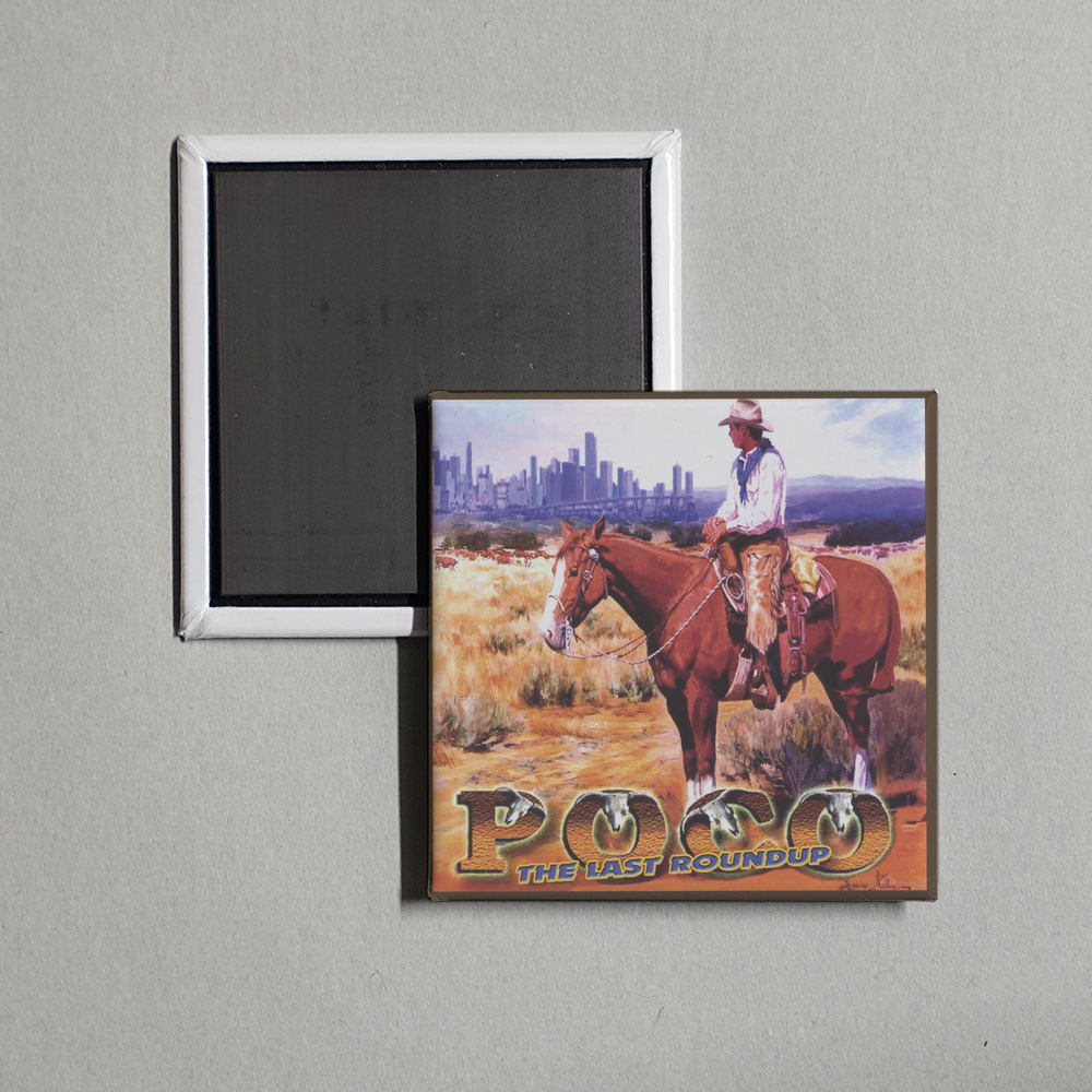 Poco - The Last Roundup Album Cover Fridge Magnet