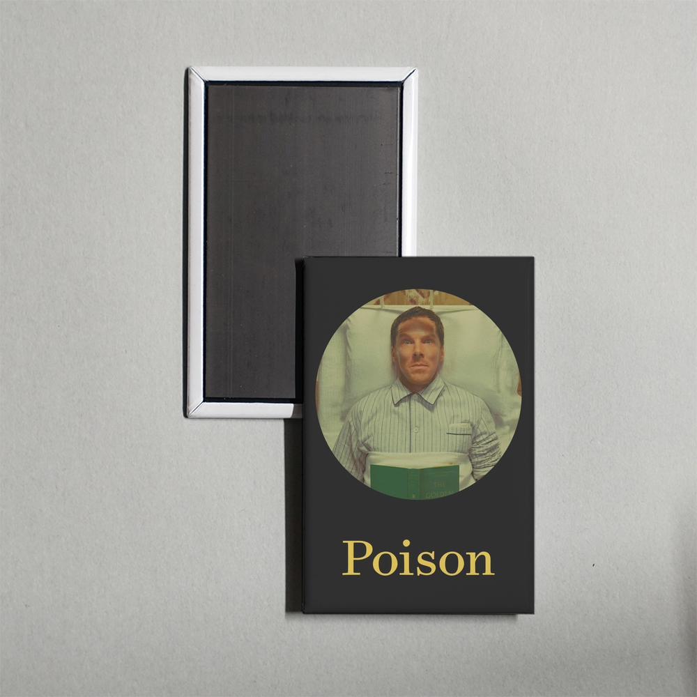 Poison Mini Movie Fridge Magnet