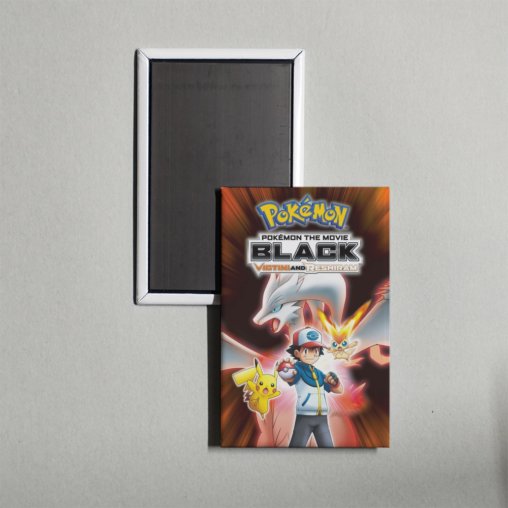 PokÃ©mon the Movie Black - Victini and Reshiram Mini Movie Fridge Magnet