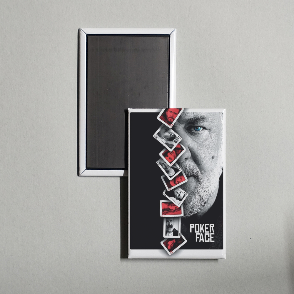 Poker Face Mini Movie Fridge Magnet