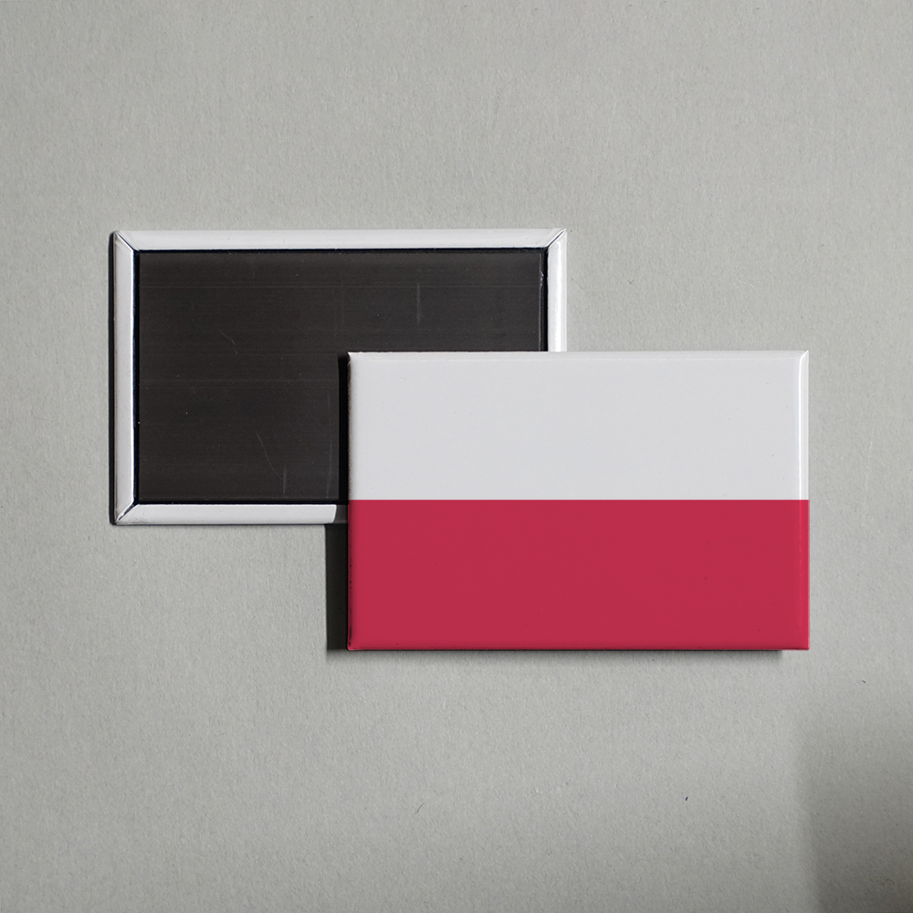 Poland Flag Fridge Magnet