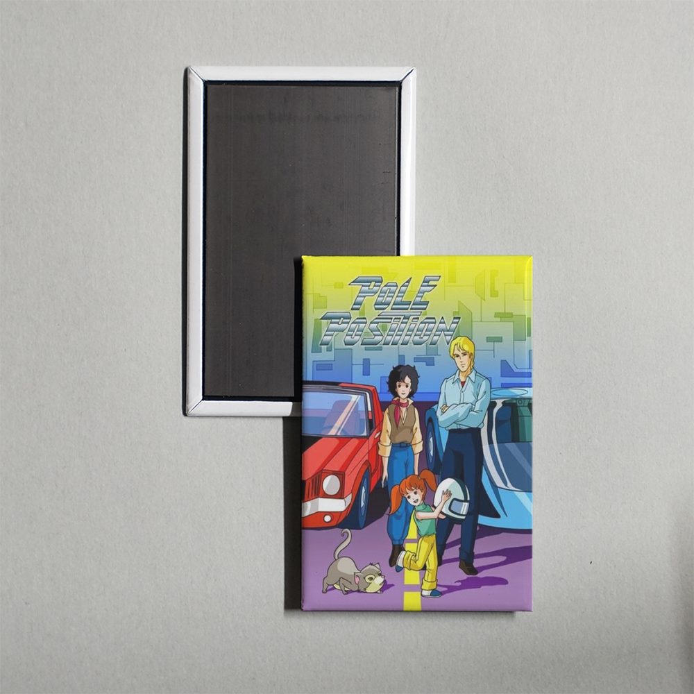 Pole Position TV Show Fridge Magnet