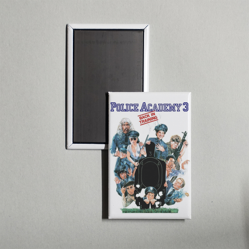Police Academy 3 Back in Training Mini Movie Fridge Magnet