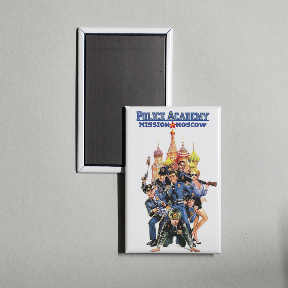 Police Academy Mission to Moscow Mini Movie Fridge Magnet