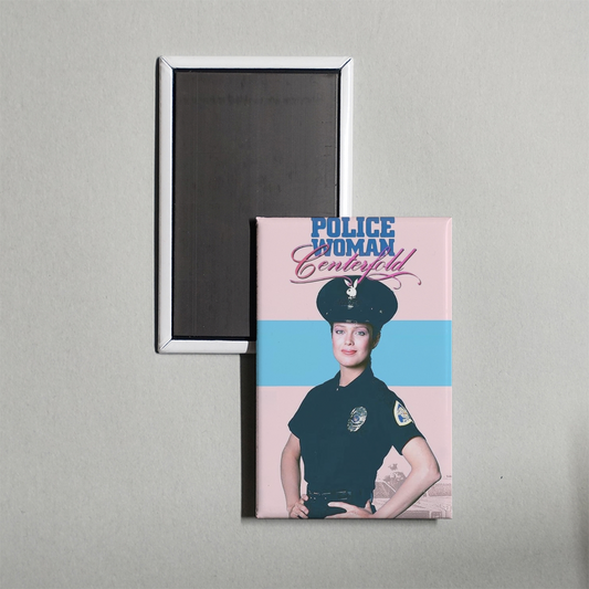 Policewoman Centerfold Mini Movie Fridge Magnet