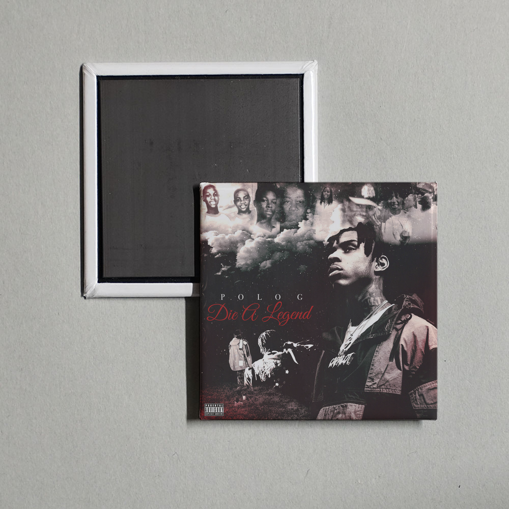 Polo G - Die A Legend Album Cover Fridge Magnet