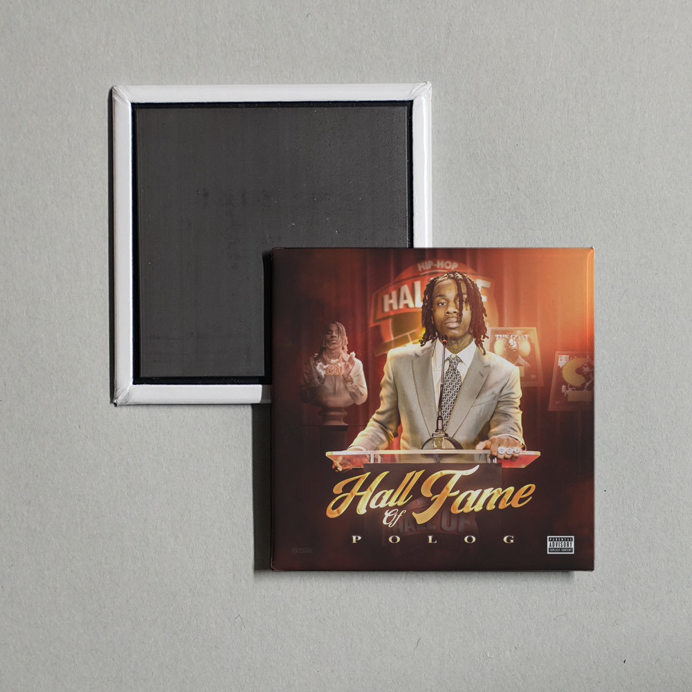 Polo G - Hall of Fame Album Cover Fridge Magnet