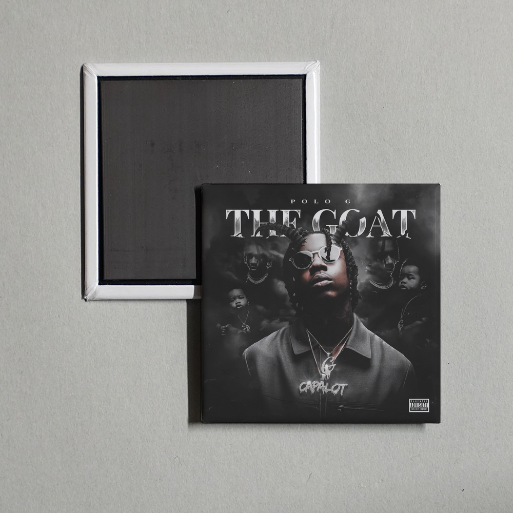 Polo G - THE GOAT Album Cover Fridge Magnet