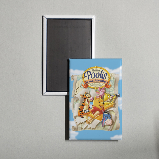 Pooh's Grand Adventure The Search for Christopher Robin Mini Movie Fridge Magnet