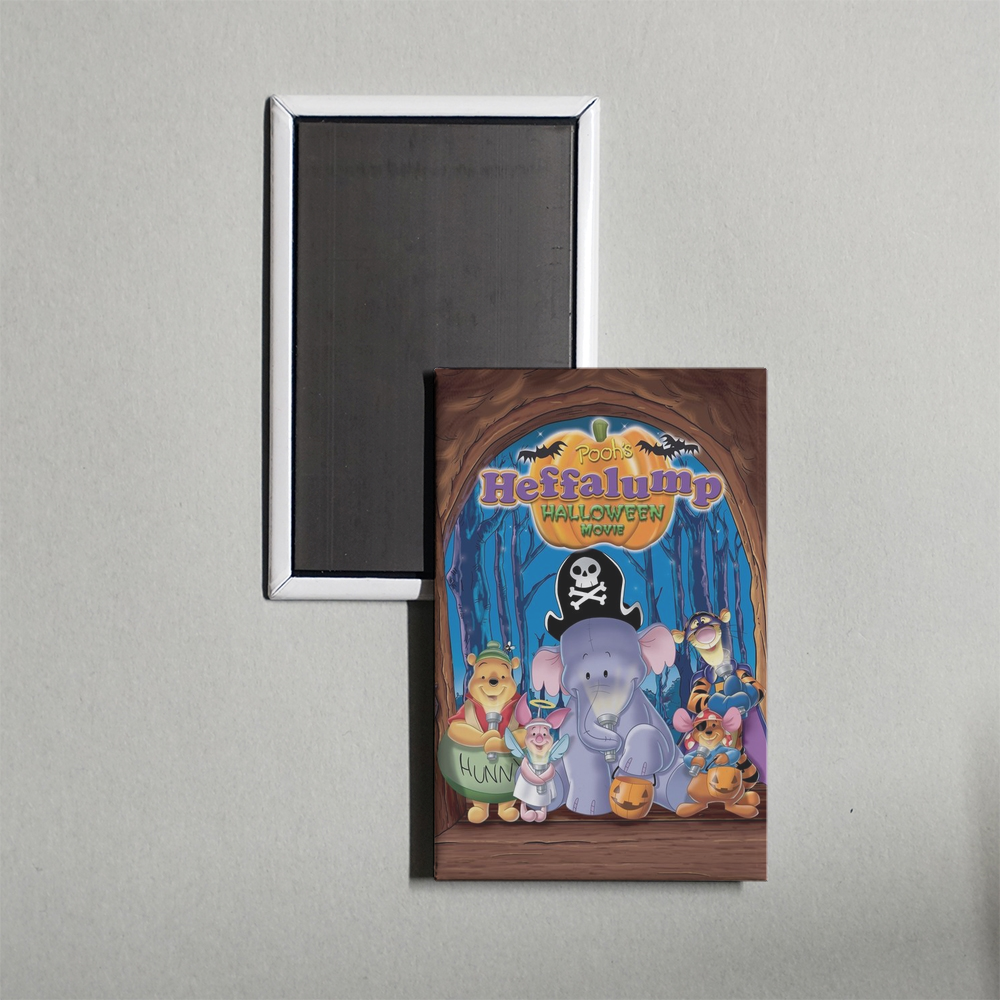 Pooh's Heffalump Halloween Movie Mini Movie Fridge Magnet