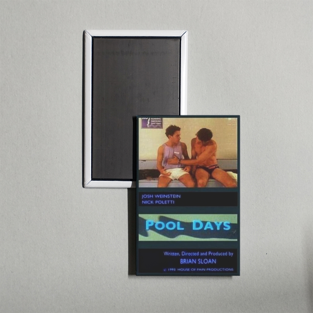 Pool Days Mini Movie Fridge Magnet