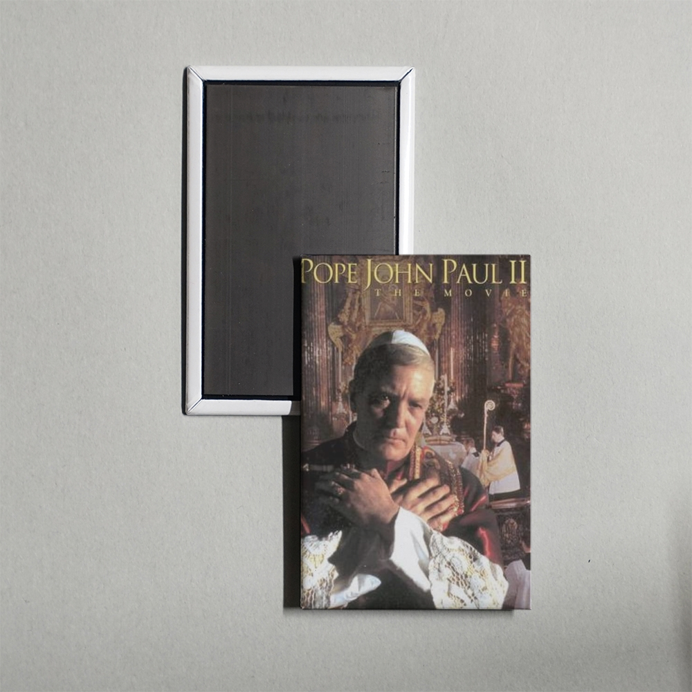 Pope John Paul II Mini Movie Fridge Magnet