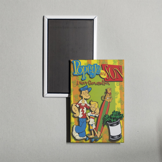 Popeye and Son TV Show Fridge Magnet