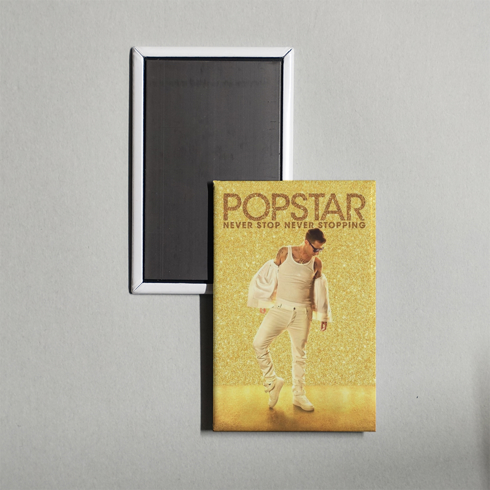 Popstar Never Stop Never Stopping Mini Movie Fridge Magnet