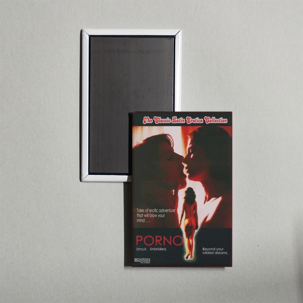 Porno Mini Movie Fridge Magnet