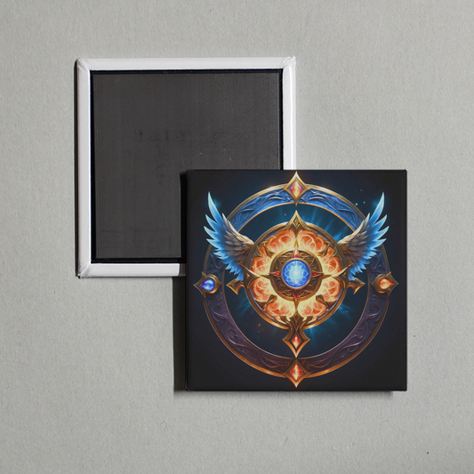 Portal of Light - Wings to Fly Album Cover Fridge Magnet