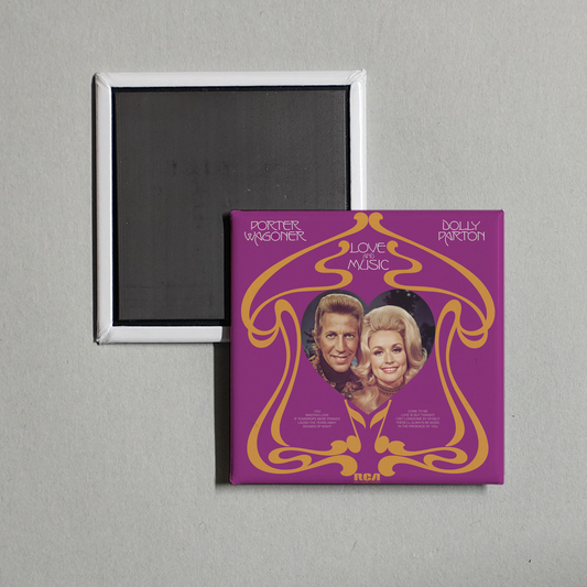 Porter Wagoner - Love and Music Album Cover Fridge Magnet