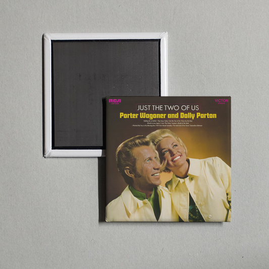 Porter Wagoner & Dolly Parton - Just the Two of Us Album Cover Fridge Magnet