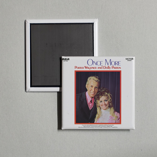 Porter Wagoner & Dolly Parton - Once More Album Cover Fridge Magnet