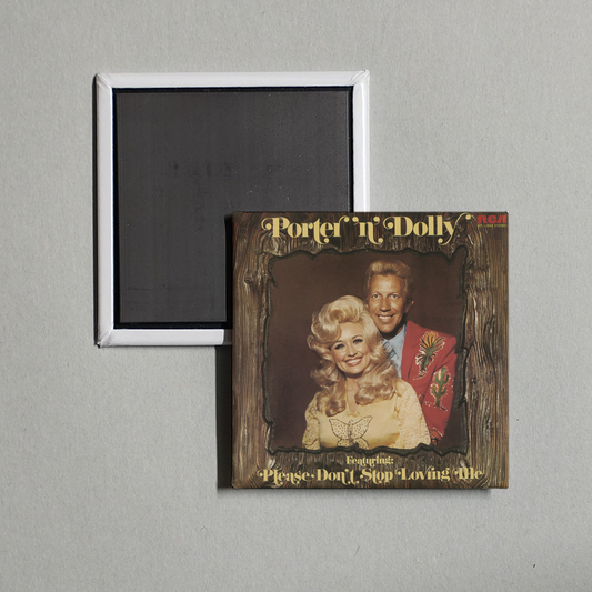 Porter Wagoner & Dolly Parton - Porter 'N' Dolly Album Cover Fridge Magnet