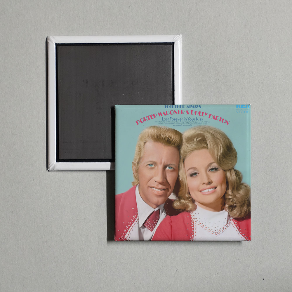 Porter Wagoner & Dolly Parton - Together Always Album Cover Fridge Magnet