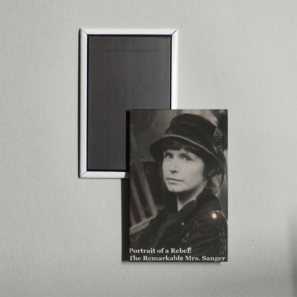 Portrait of a Rebel The Remarkable Mrs. Sanger Mini Movie Fridge Magnet