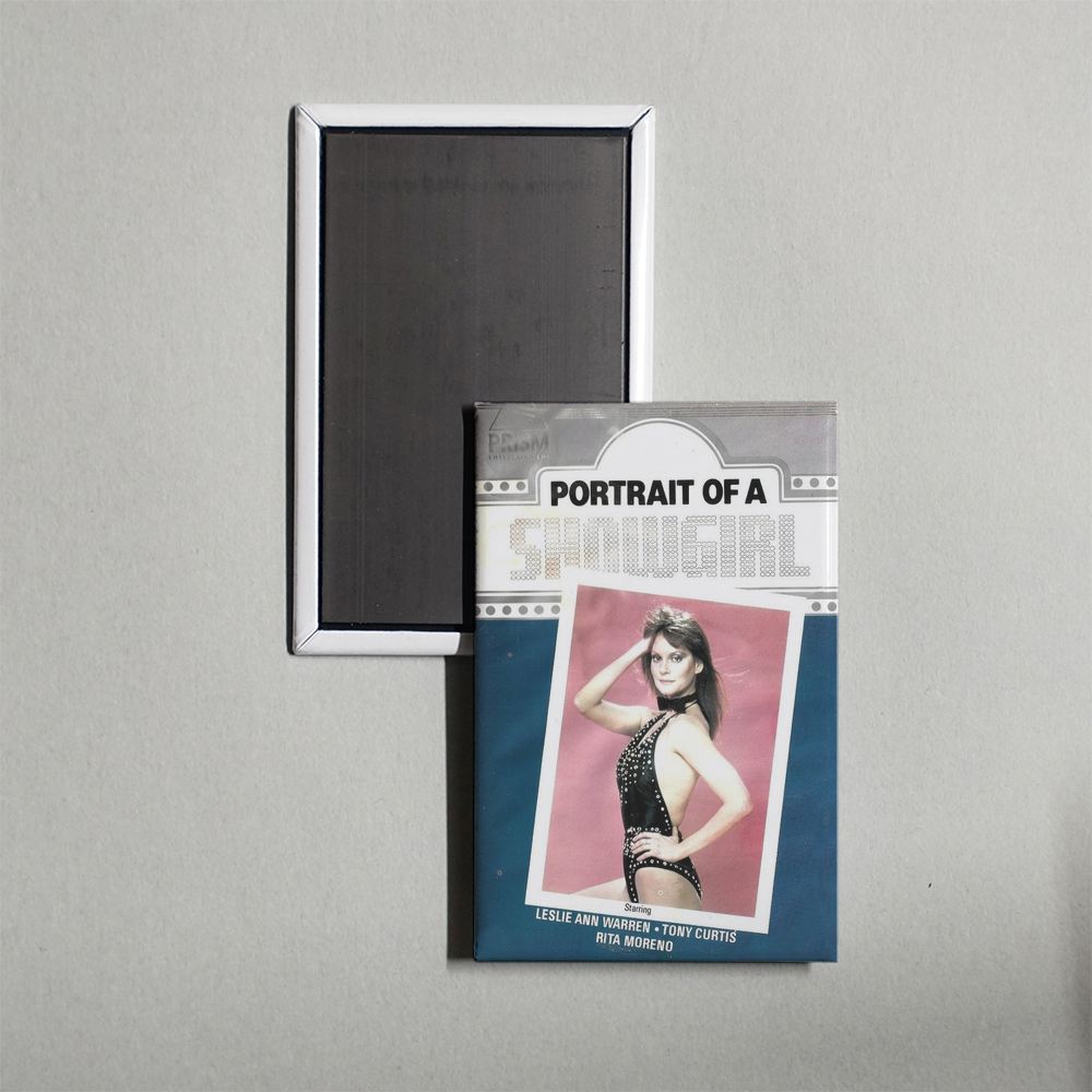 Portrait of a Showgirl Mini Movie Fridge Magnet