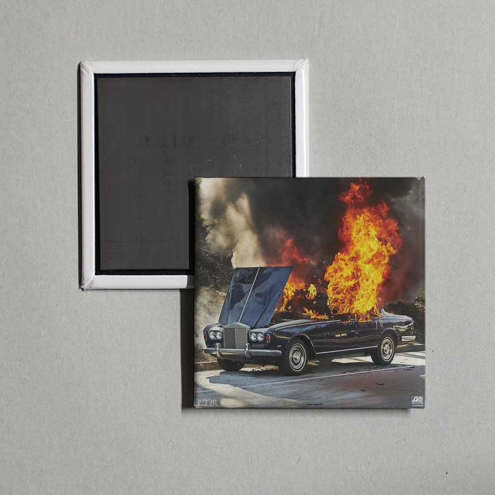 Portugal. The Man - Woodstock Album Cover Fridge Magnet