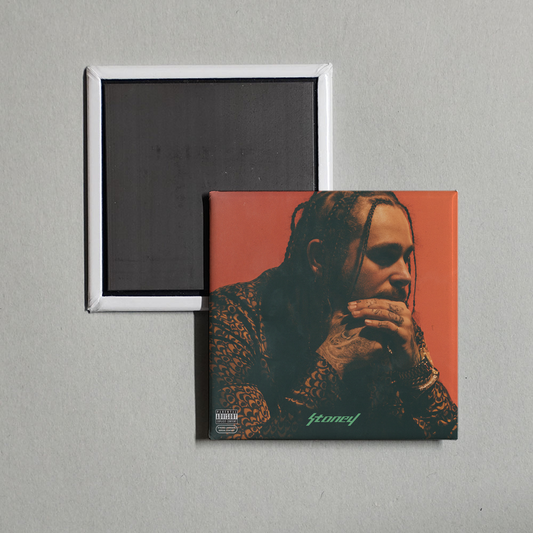Post Malone - Stoney (Deluxe) Album Cover Fridge Magnet