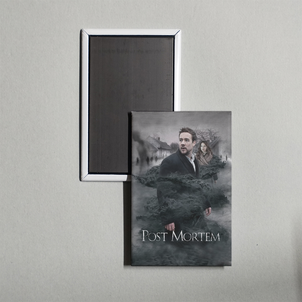 Post Mortem Mini Movie Fridge Magnet