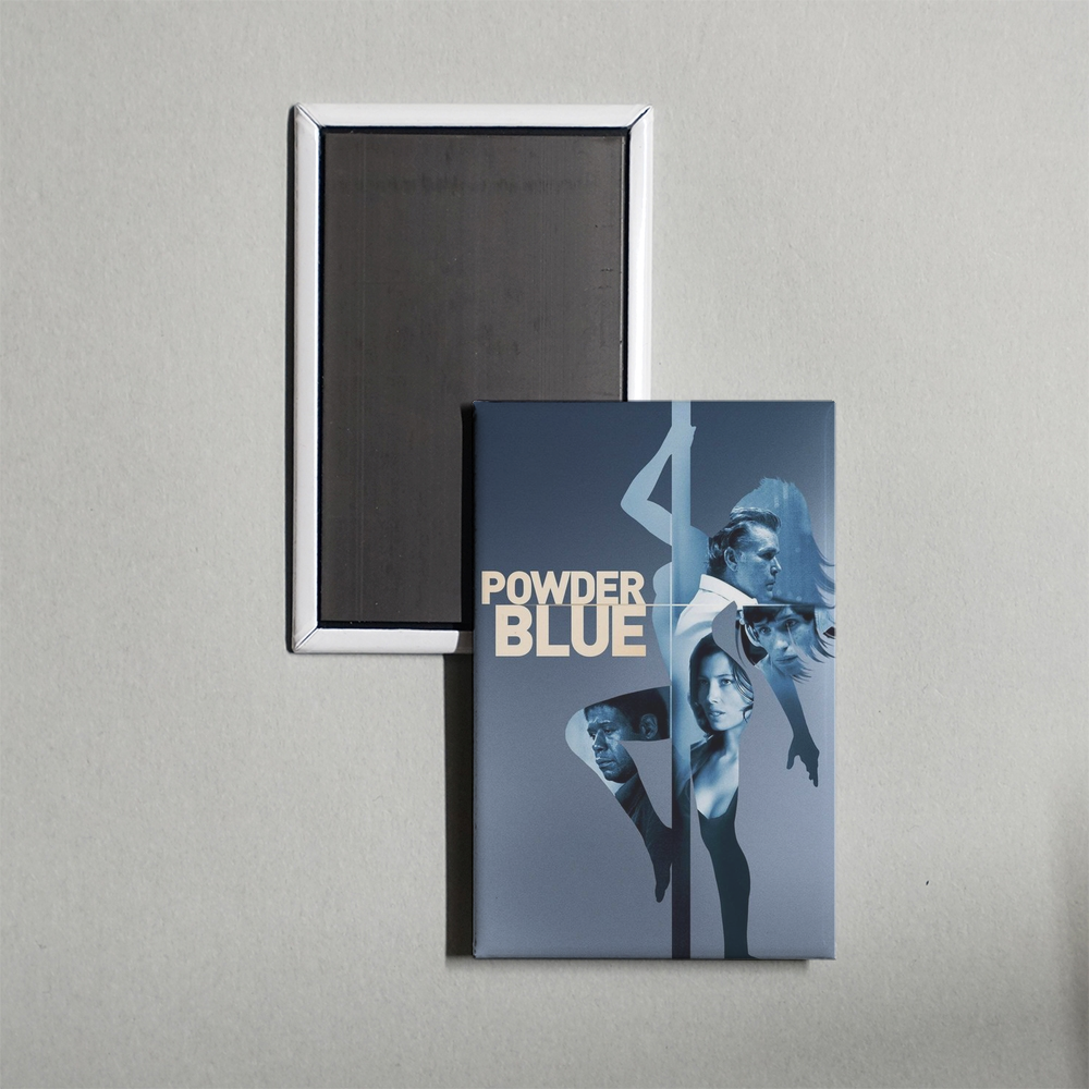 Powder Blue Mini Movie Fridge Magnet